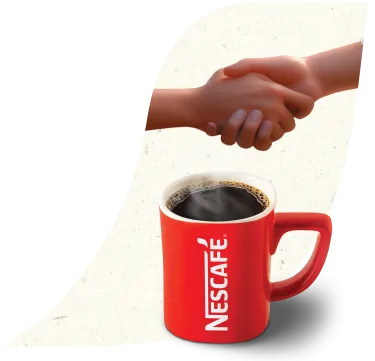 Mati dando la mano a sus compañeros de viaje en esta aventura hacia los cafetales de Colombia