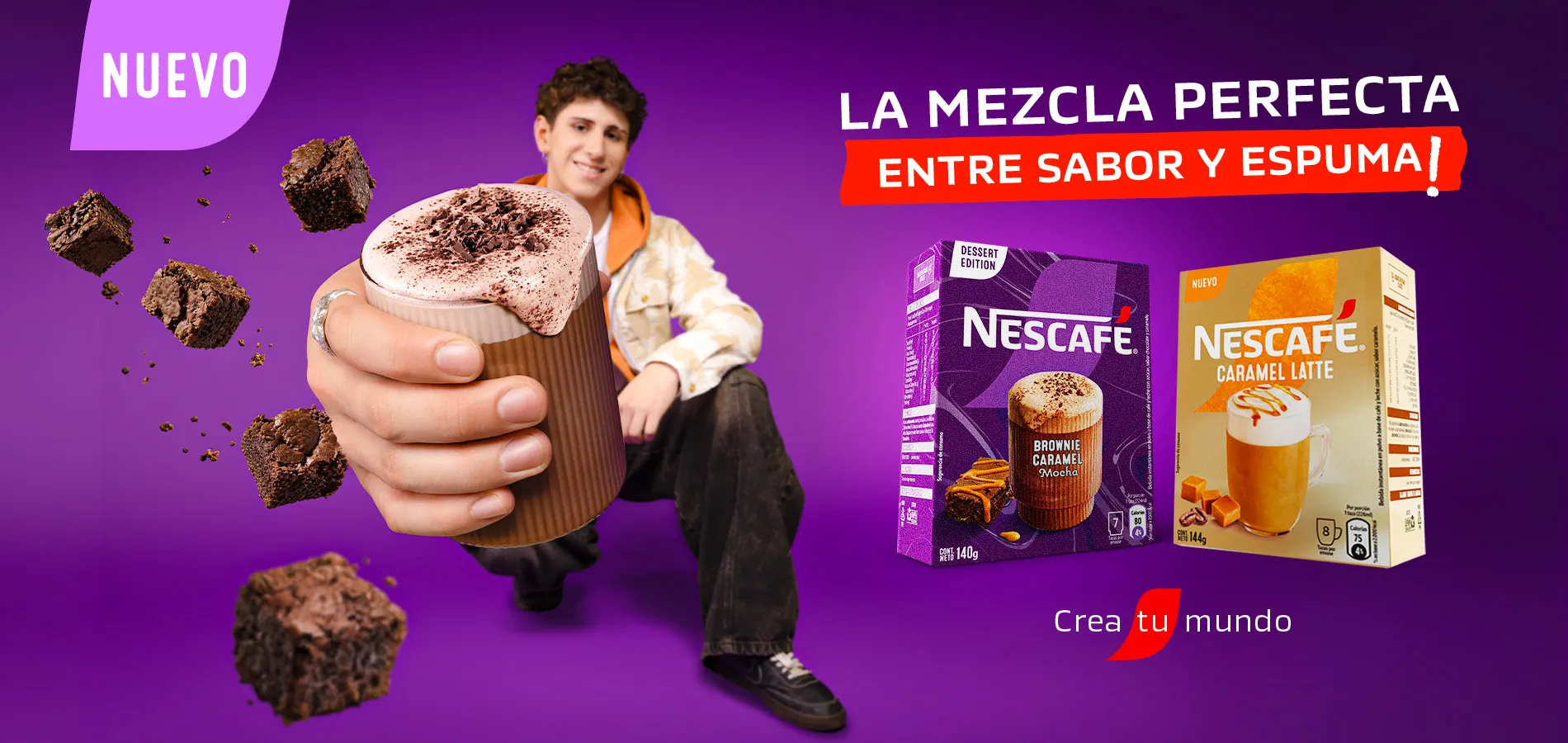 Nuevo Nescafe Mixes Brownie Caramel Mocha