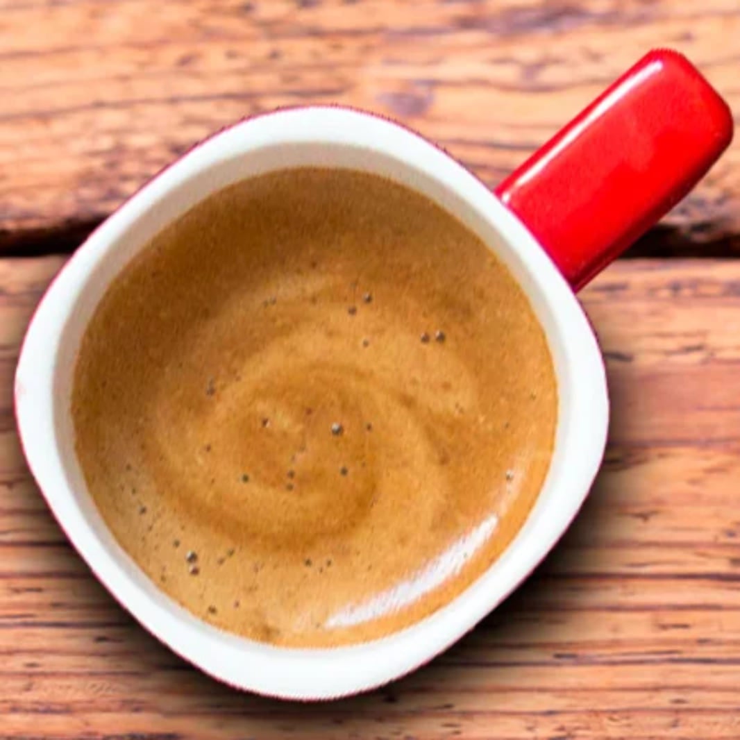 Una taza de café premium