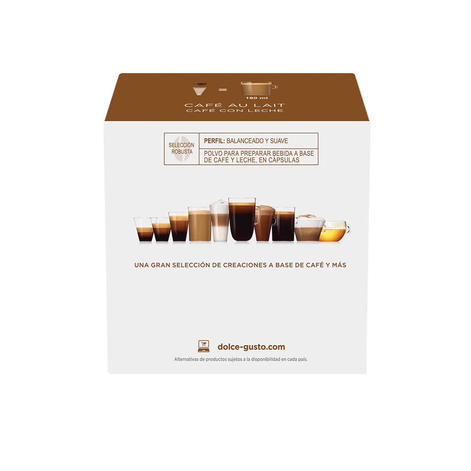 Dolce Gusto Café Au Lait pods