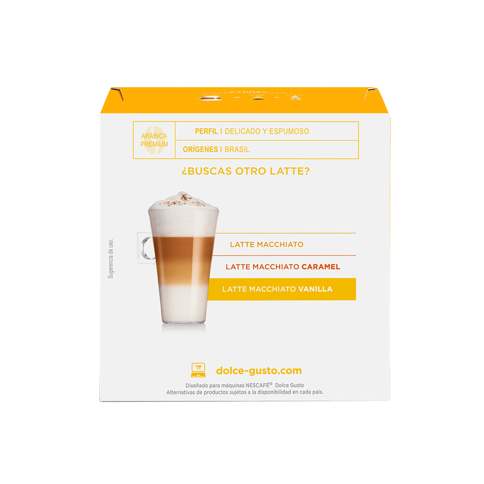 Cápsulas Latte Macchiato Nescafé Dolce Gusto