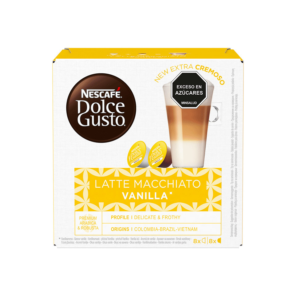 Cápsulas Latte Macchiato Nescafé Dolce Gusto