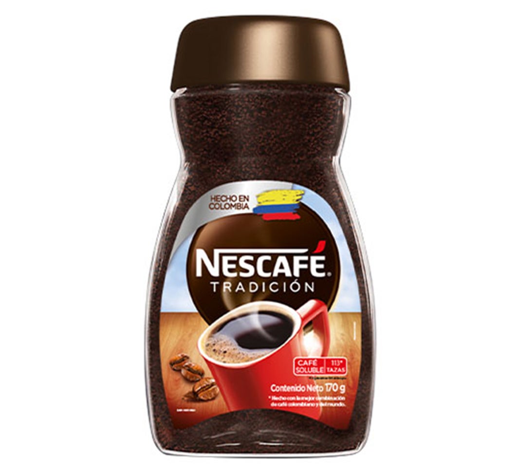 Presentación de NESCAFÉ® Tradición para disfrutar de un café frío refrescante