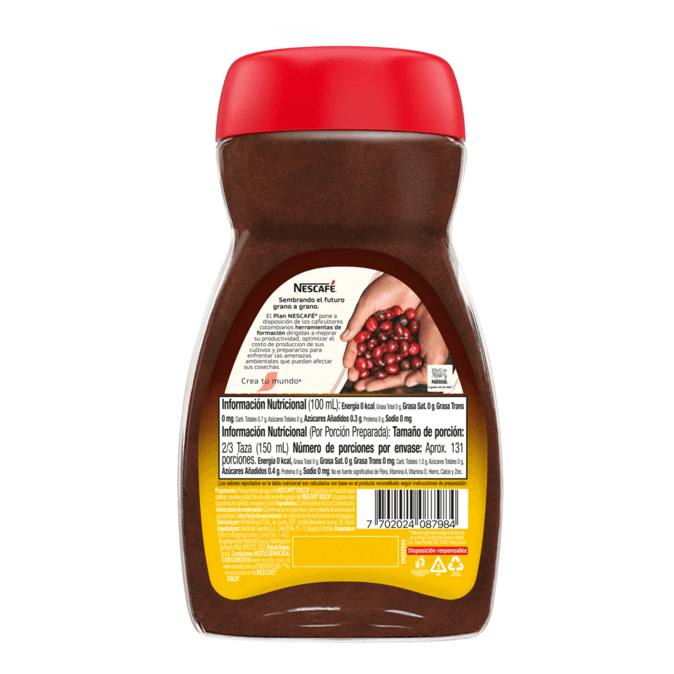 DOLCA CARAMELO FRASCO 170G