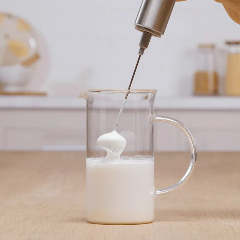 Latte de avellanas paso 3