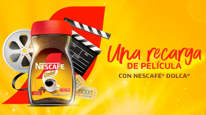 Una recarga de pelicula con Nescafe Dolca