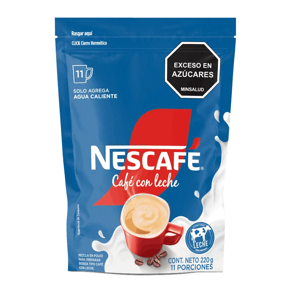 información nutricional nescafé