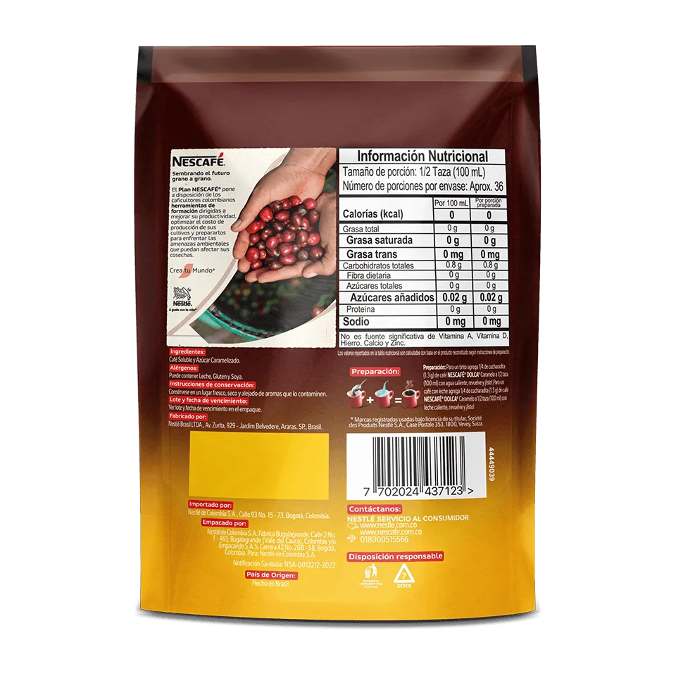 NESCAFÉ® Dolca CARAMELO