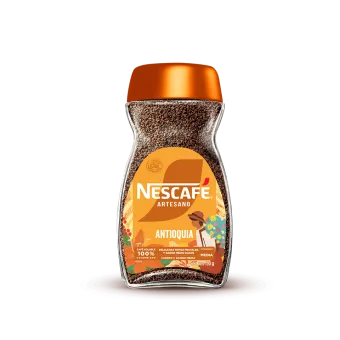 Empaque de café Nescafé Antioquia con diseño regional