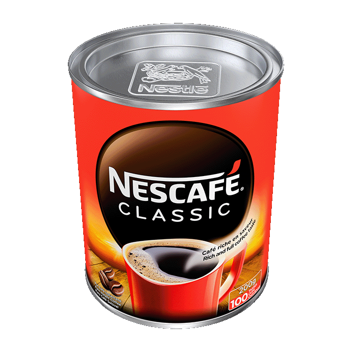 Nescafé NES,dark_roast, Grain entier, Café Soluble, Boîte de 200g