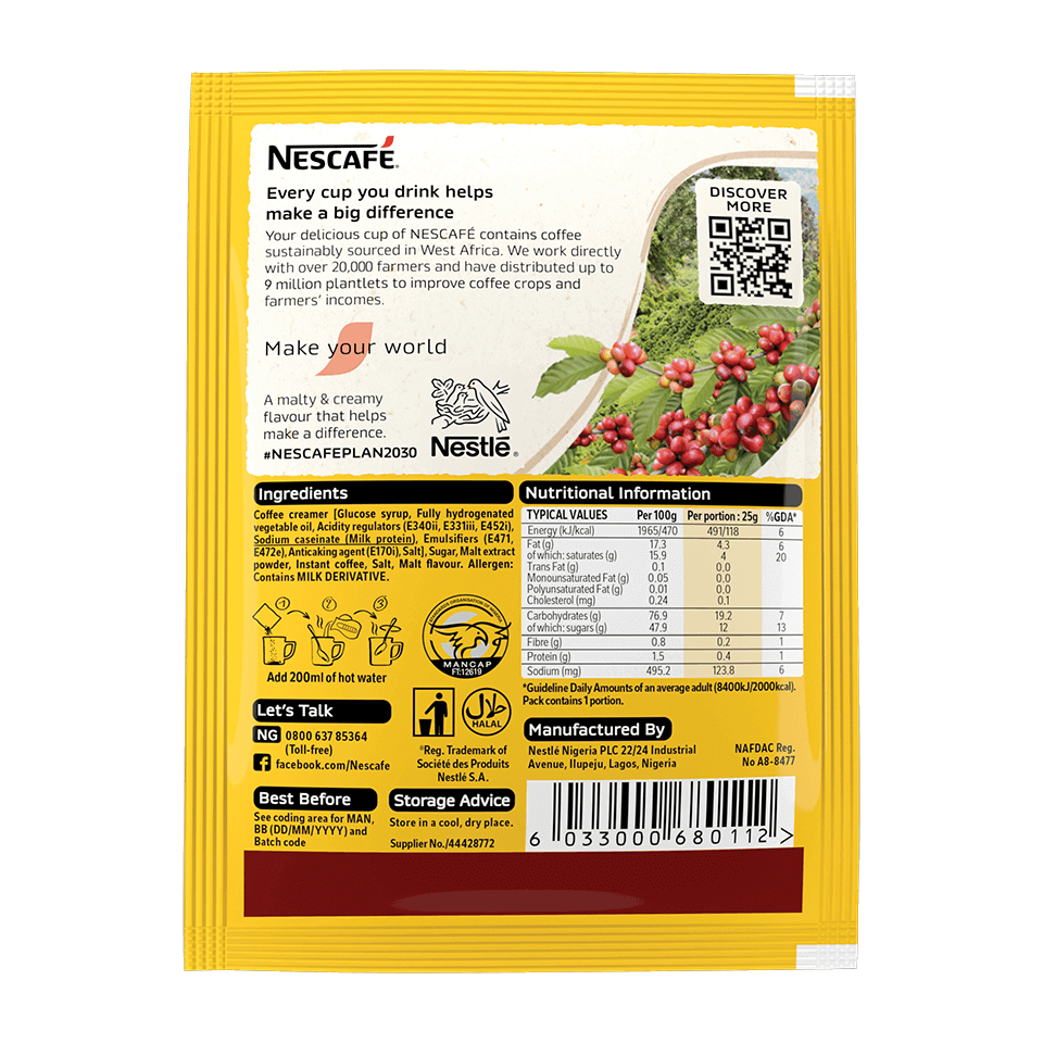 NESCAFÉ MALTY 3in1 SACHET