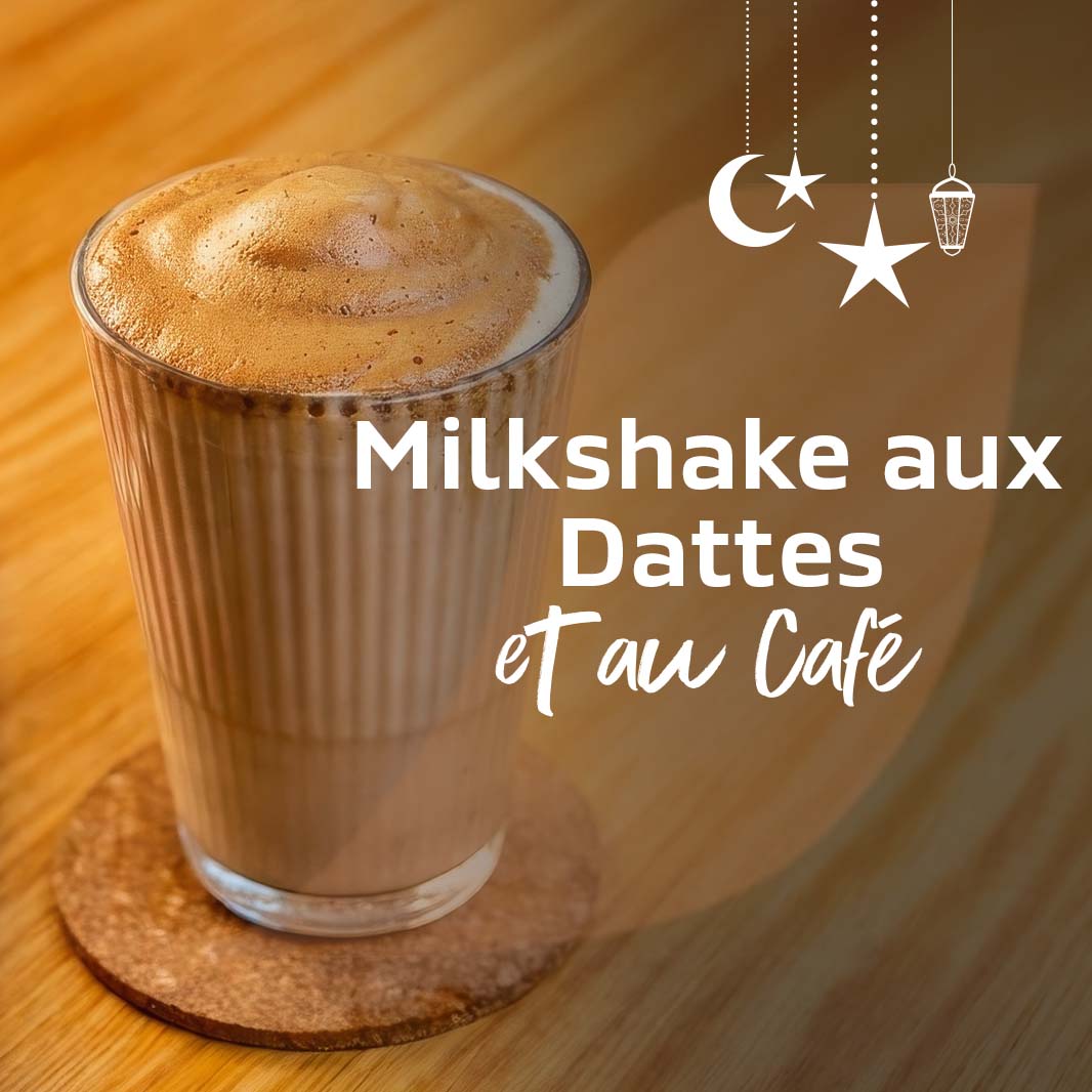 Milkshake aux Dattes et au Café