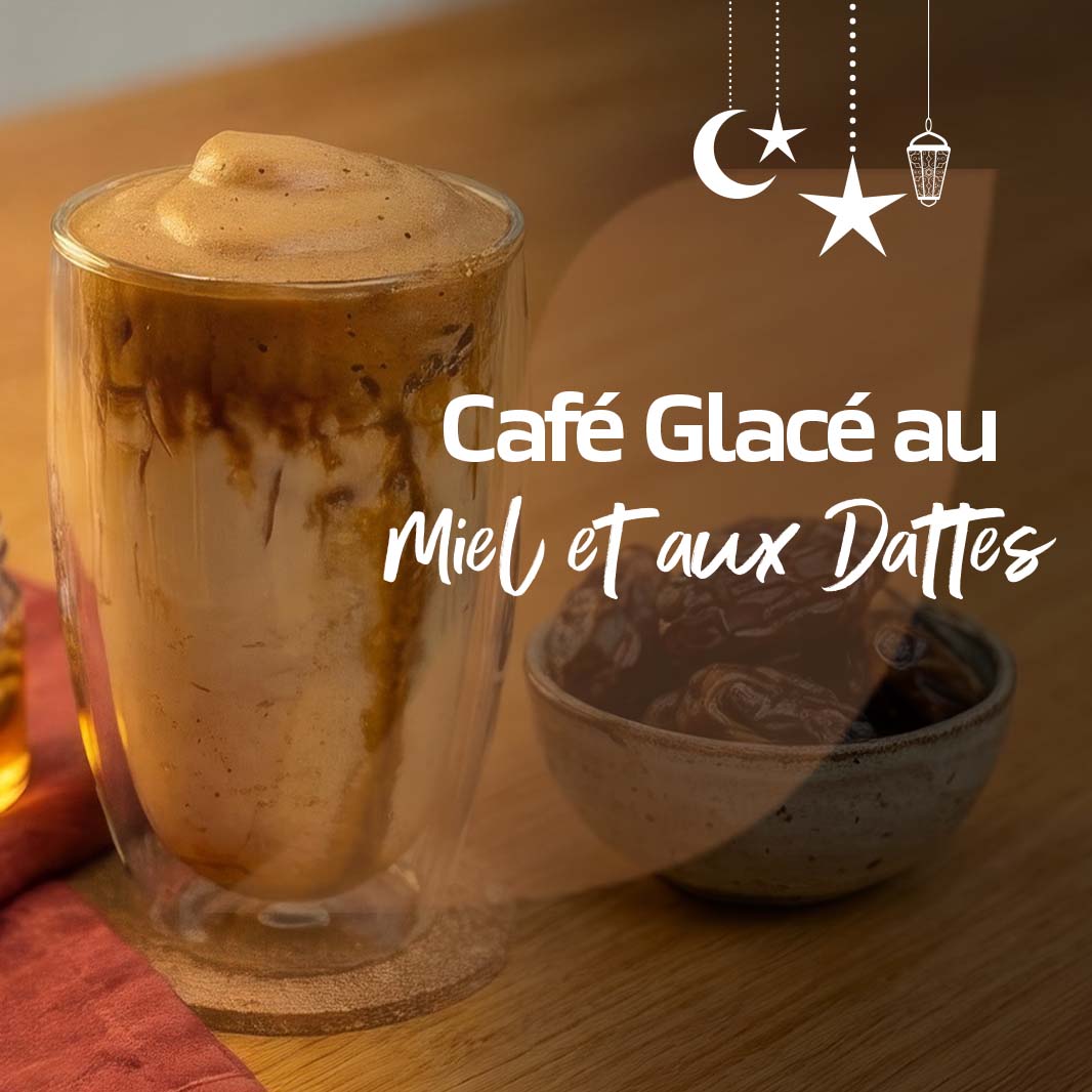 Café Glacé au Miel et aux Dattes