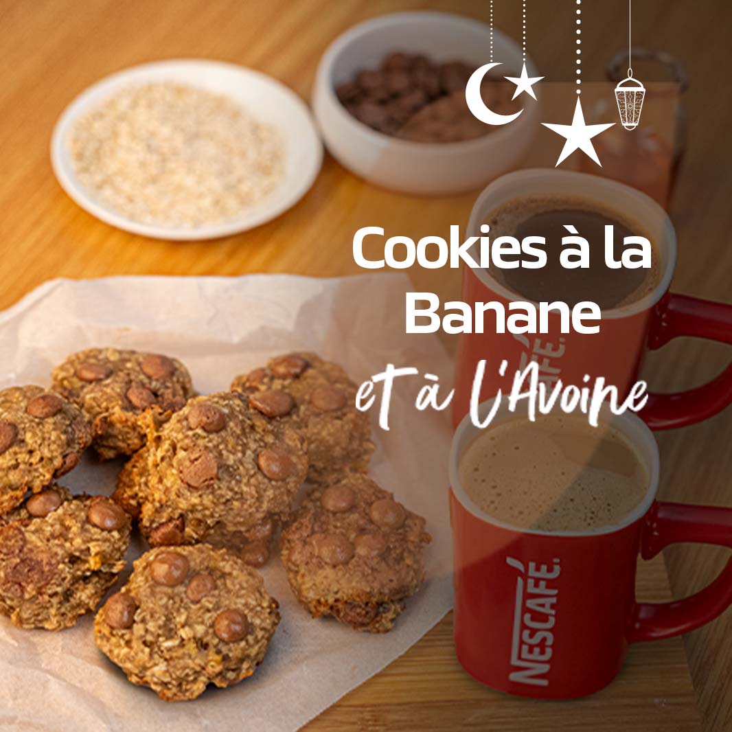 Cookies à la Banane et à l'Avoine