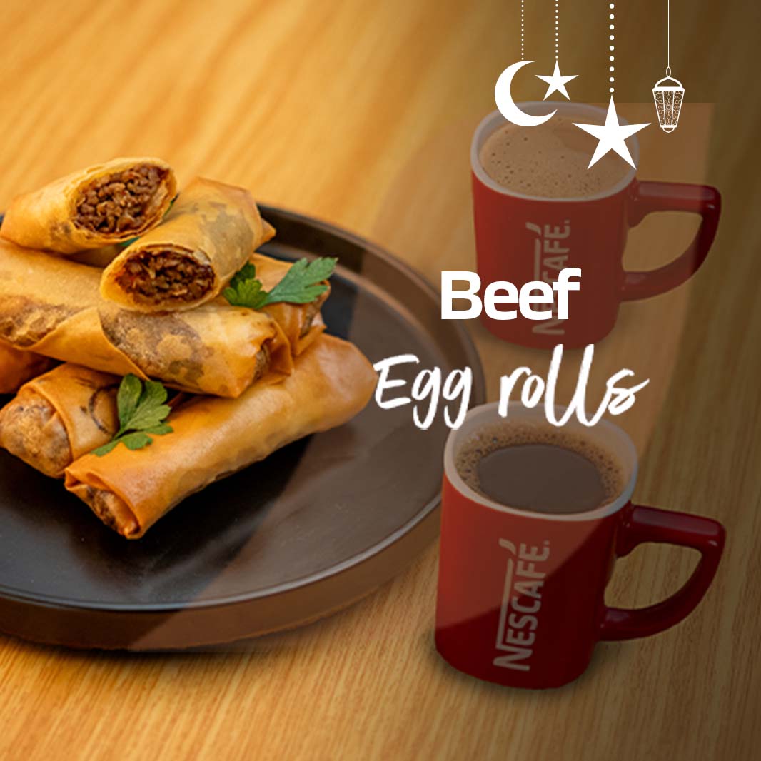 NESCAFÉ® Beef egg rolls