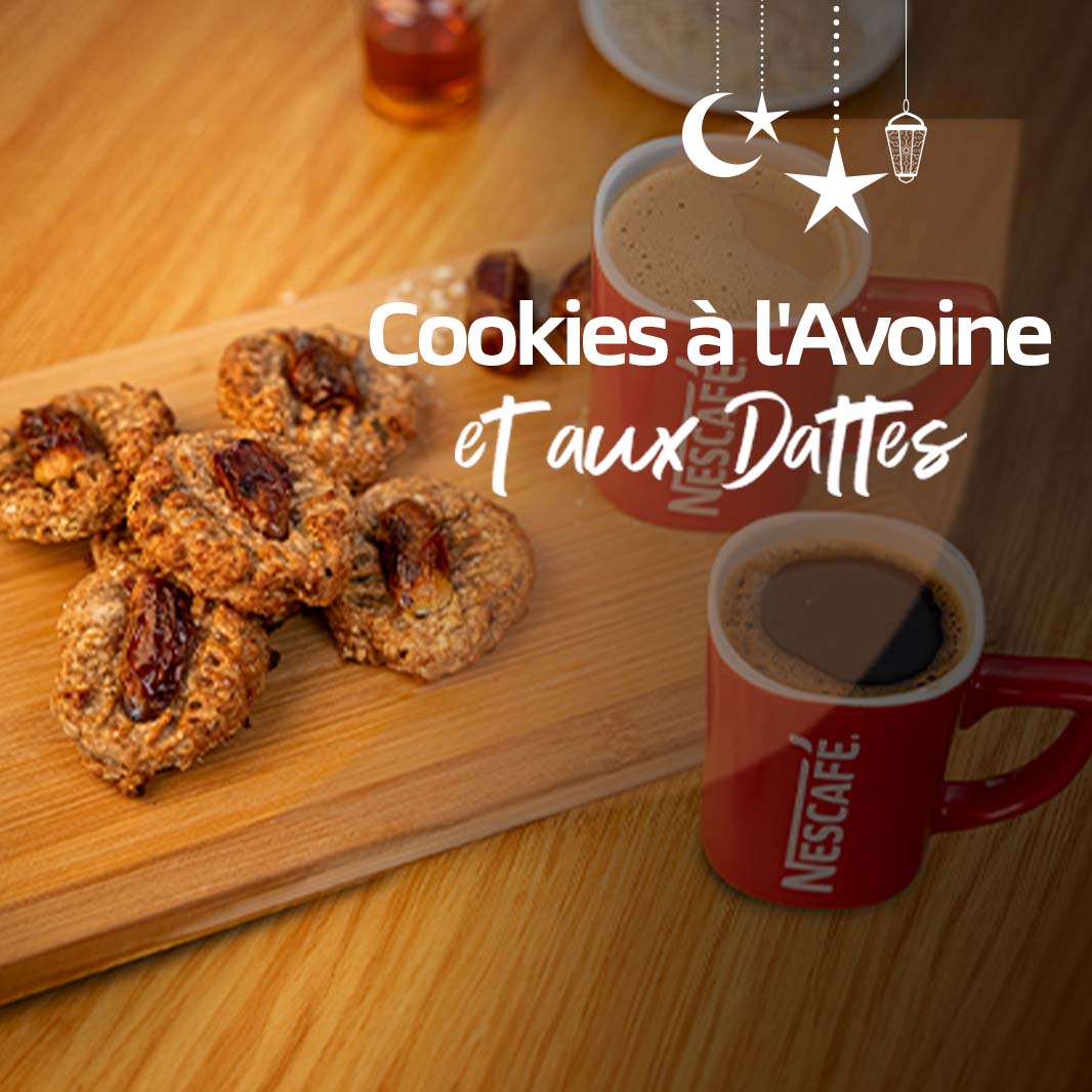 Cookies à l'Avoine et aux Dattes