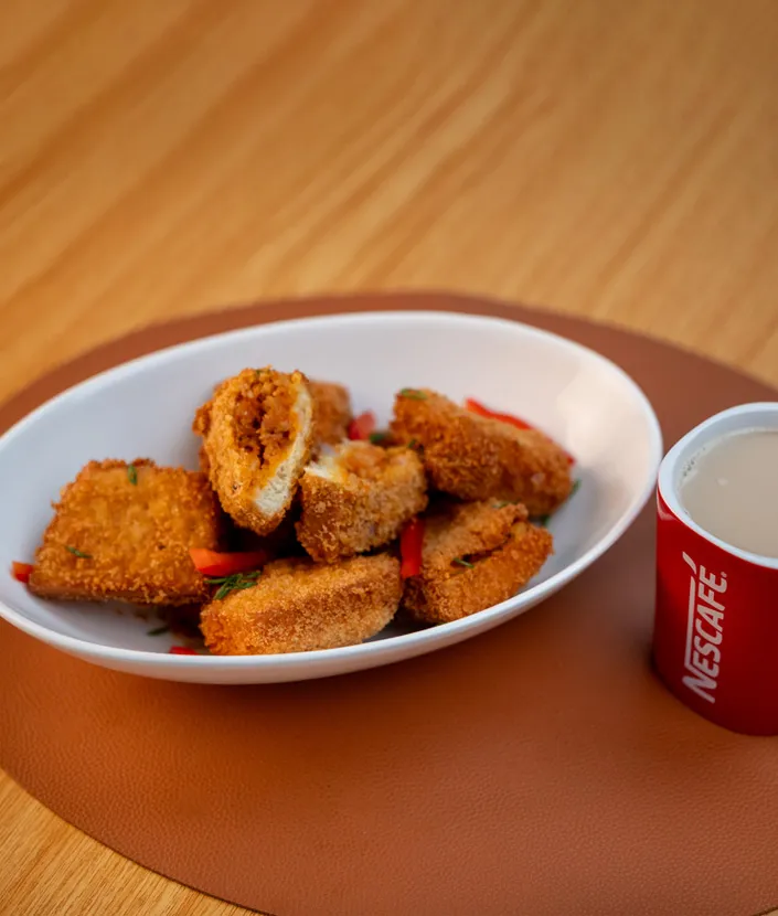 Potato bread bites