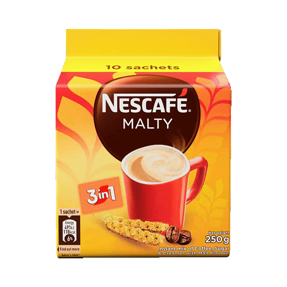 NESCAFÉ MALTY 3in1 POUCH front