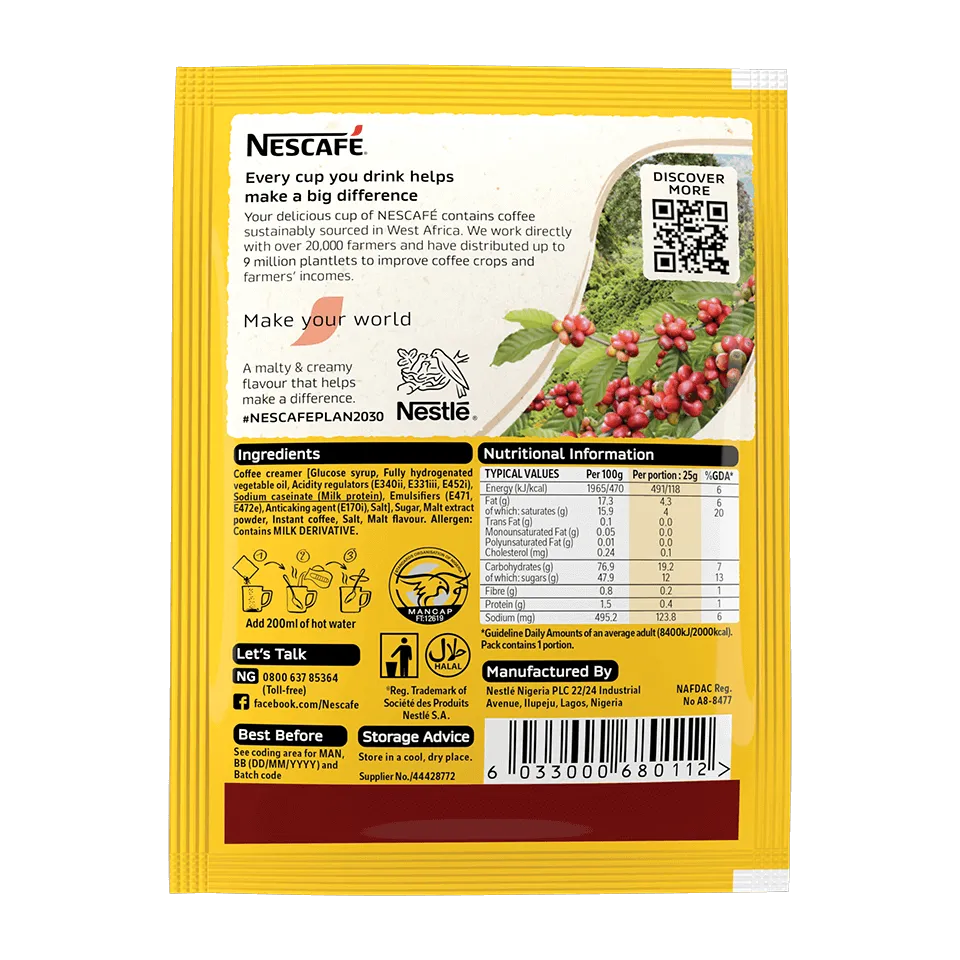 NESCAFÉ MALTY 3in1 SACHET
