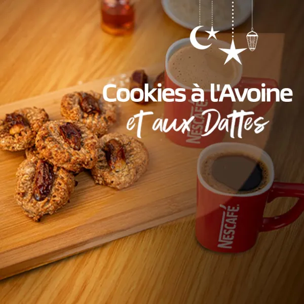 Cookies à l'Avoine et aux Dattes