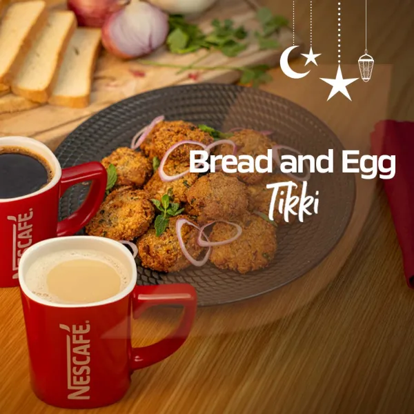 Bread and egg tikki recipe