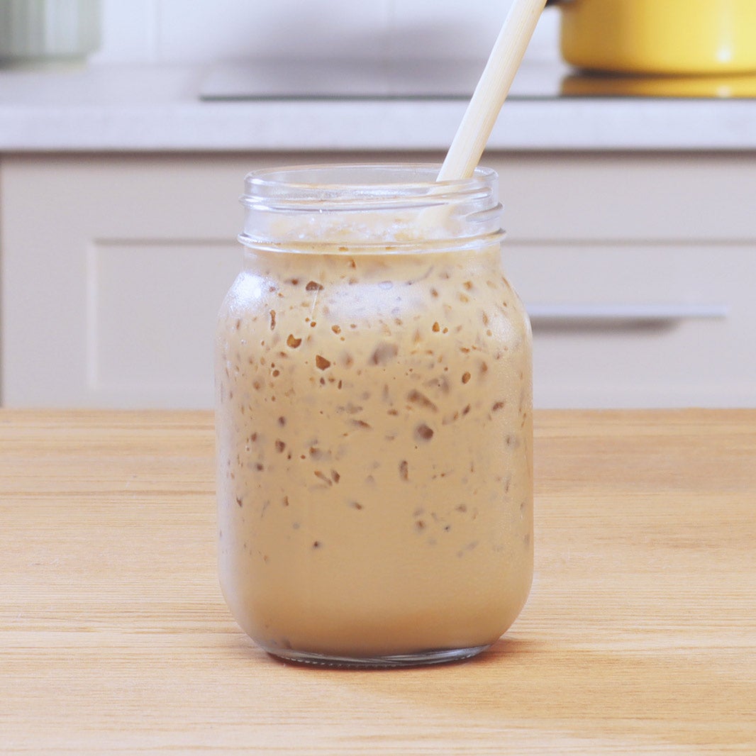 Recept na mandlové frappe