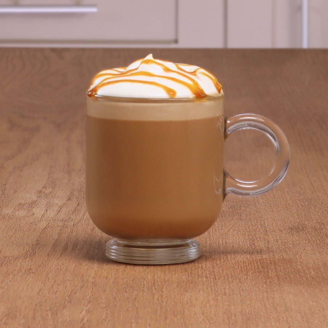 Latte so slaným karamelom recept