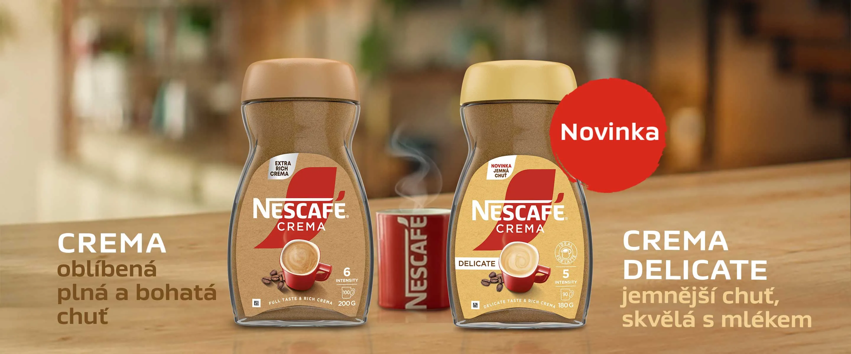 nescafé crema and nescafé crema delicate