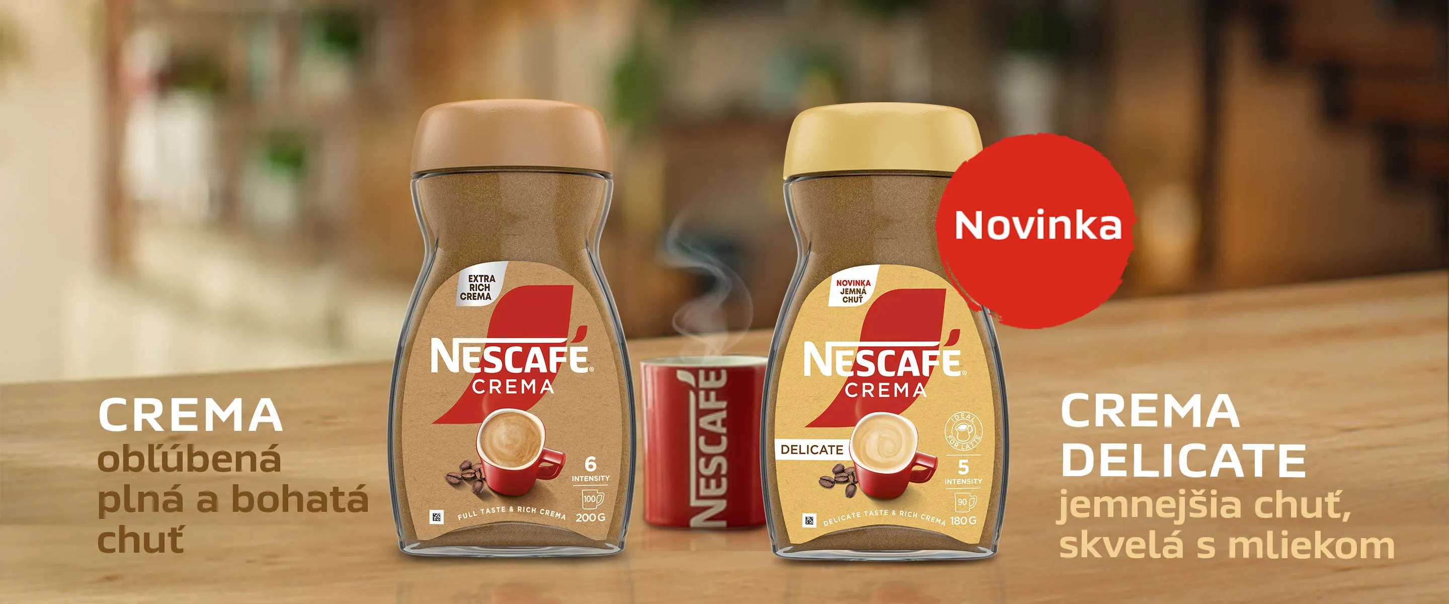 nescafé crema and nescafé crema delicate