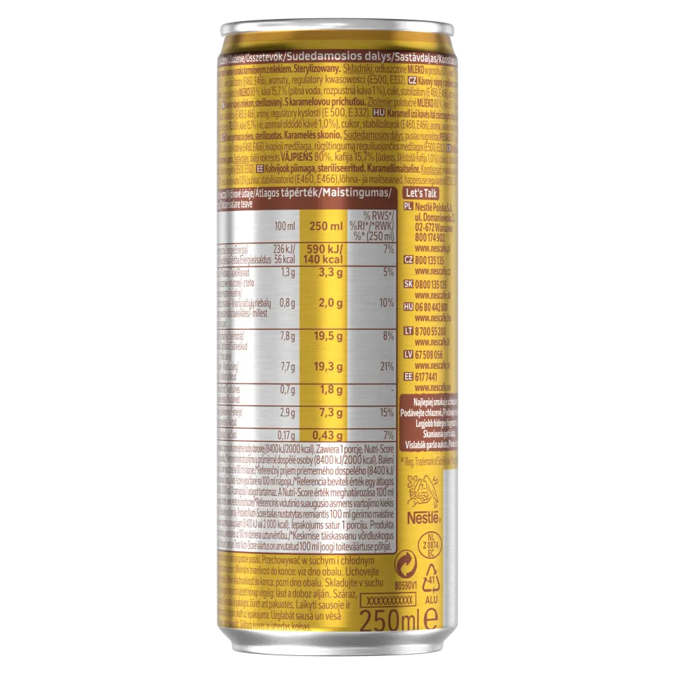 Nescafé Barista Style Latte Caramel ledová káva