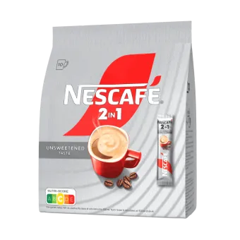 Nescafe 2in1 Unsweetened Balení 10 sáčků