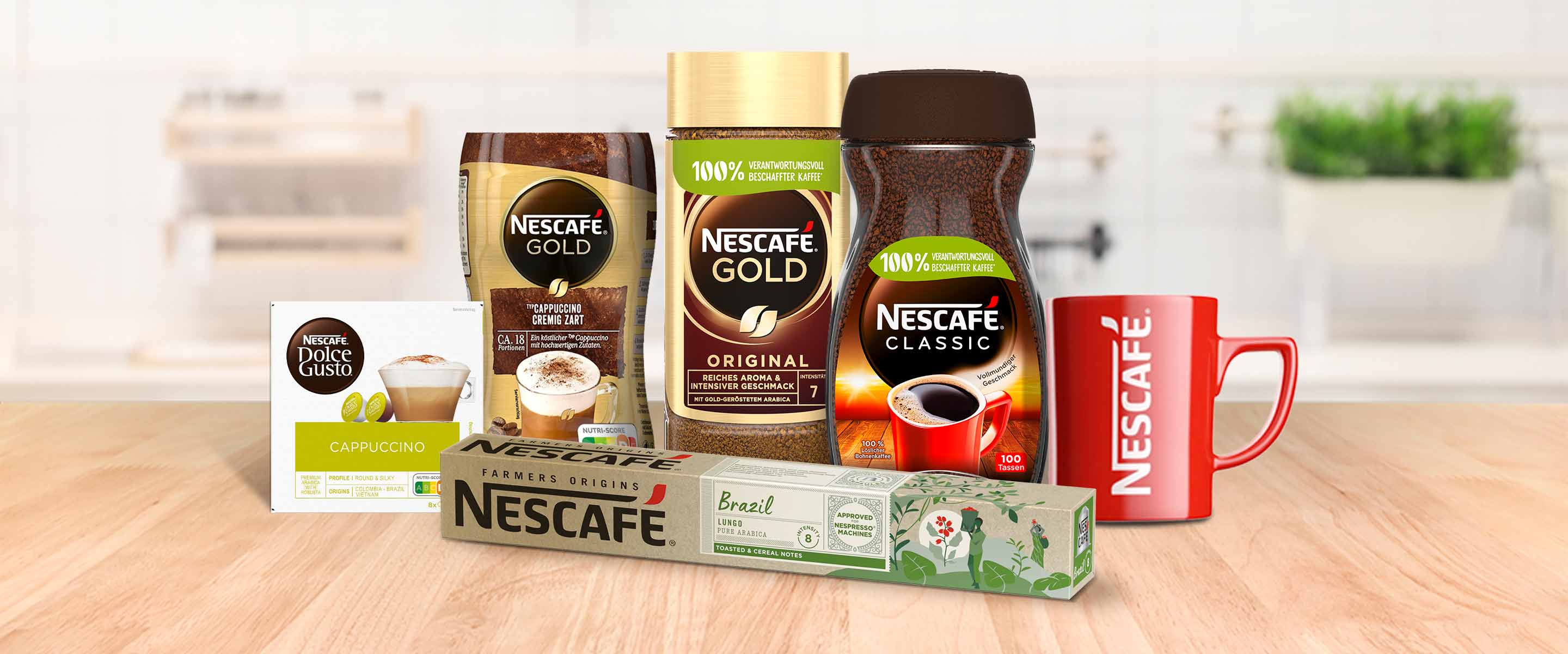 Nescafé Kaffeesortiment