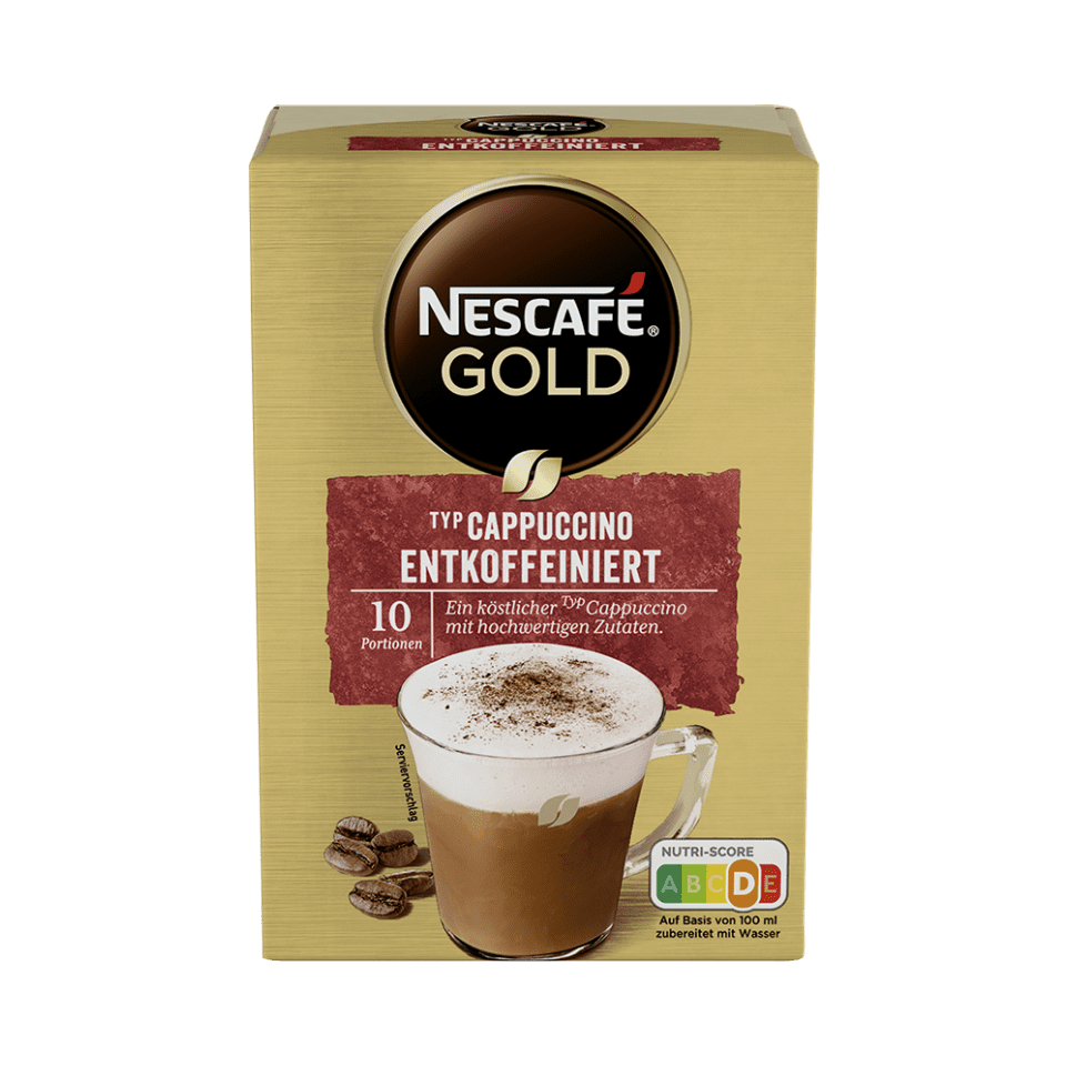 Gold Typ Cappuccino Entkoffeiniert