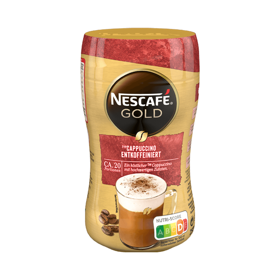 NESCAFÉ GOLD TYP CAPPUCCINO ENTKOFFEINIERT 250G