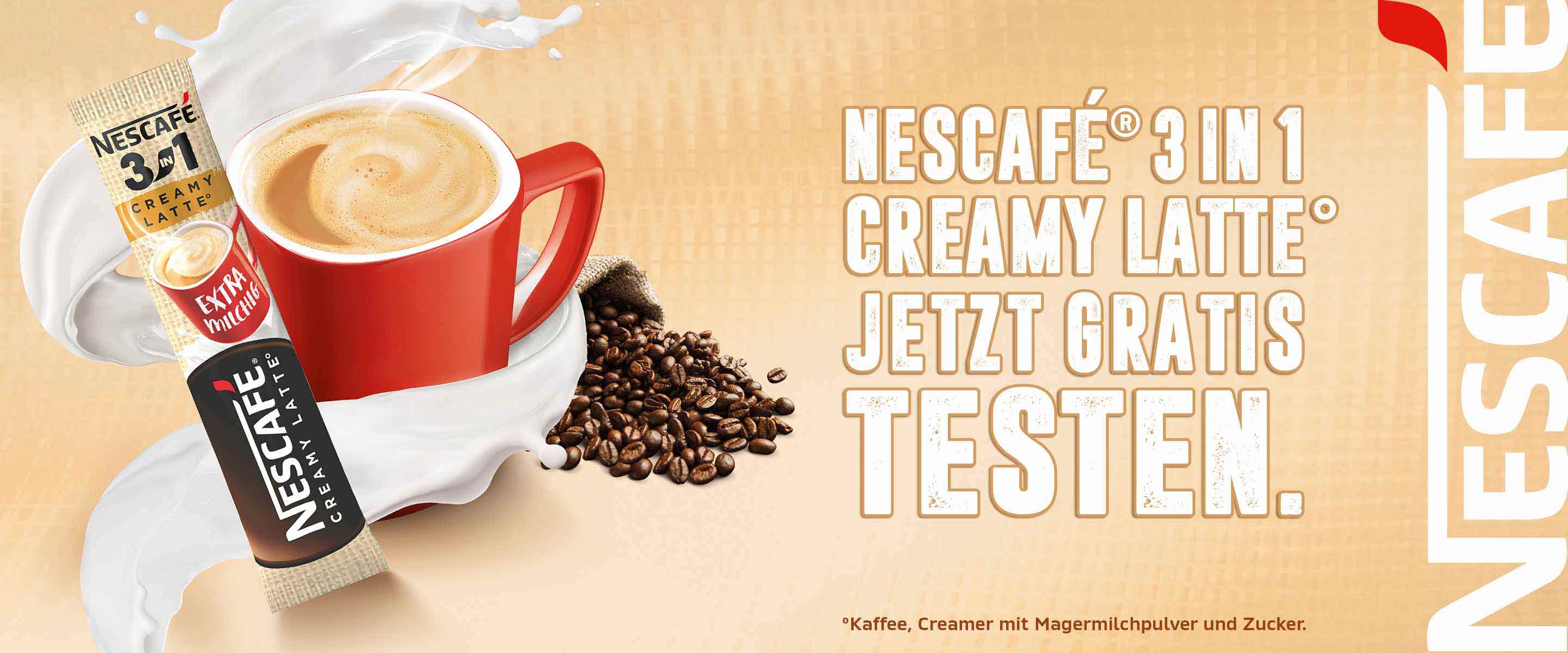 NESCAFÉ® 3in1 CREAMY LATTE Kaffee