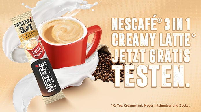 NESCAFÉ® 3in1 CREAMY LATTE Kaffee