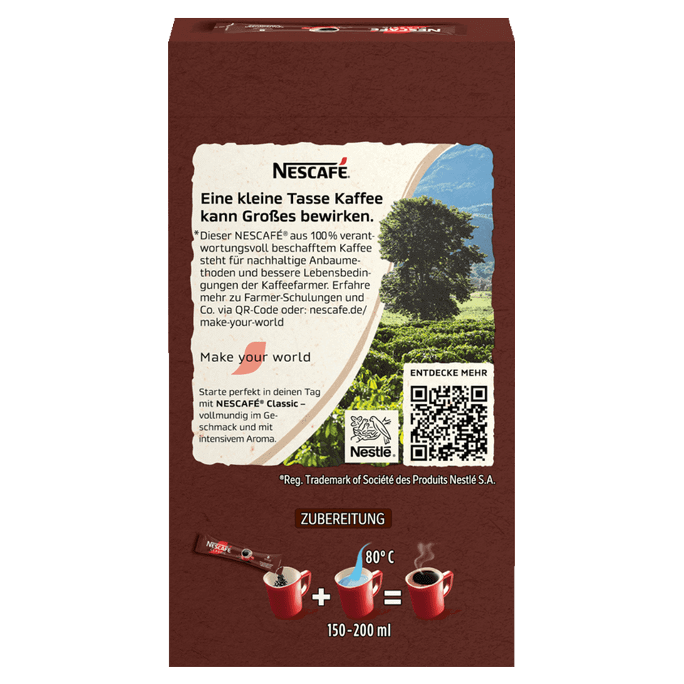 Nescafé Classic sticks