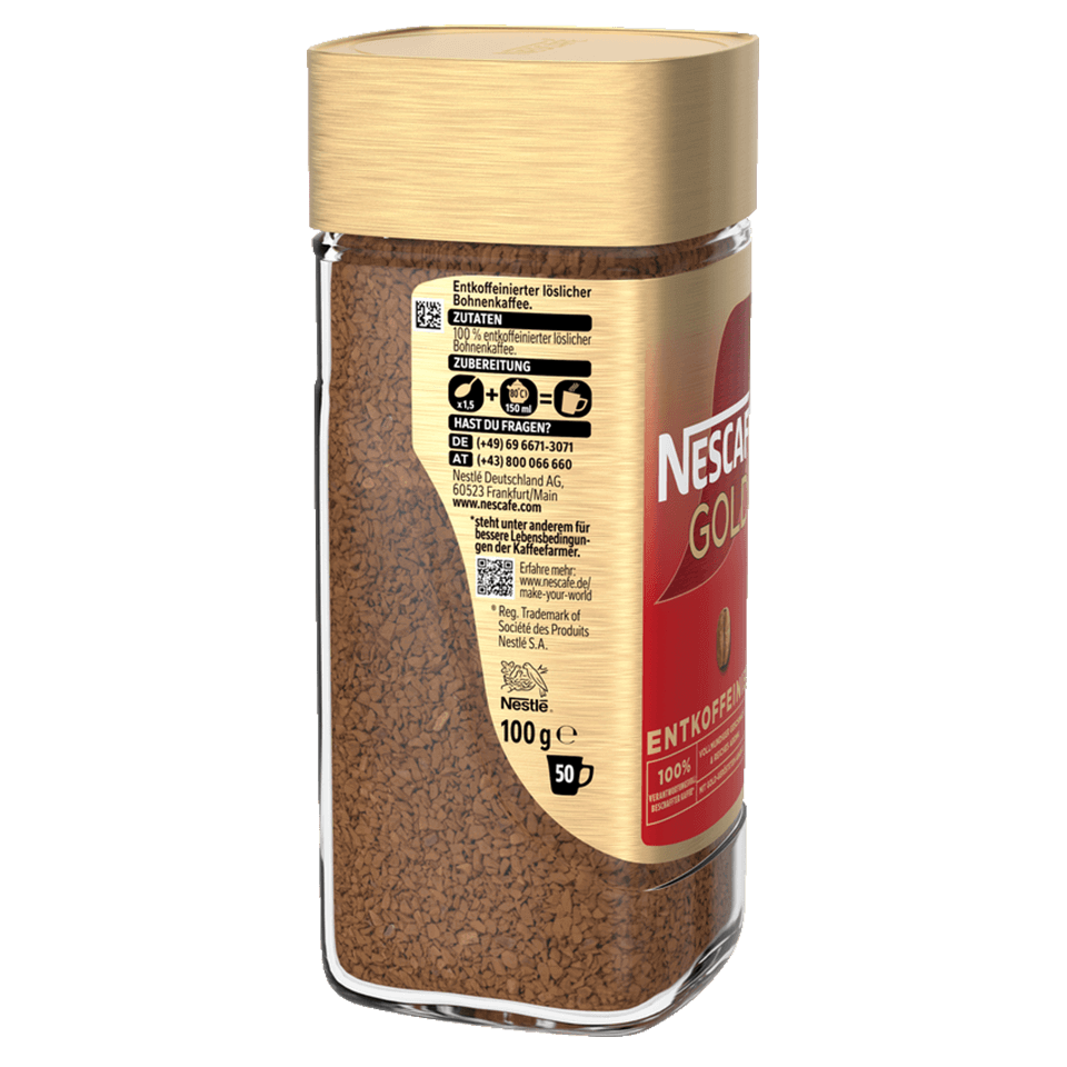 Nescafé Gold Entkoffeinierter Kaffee