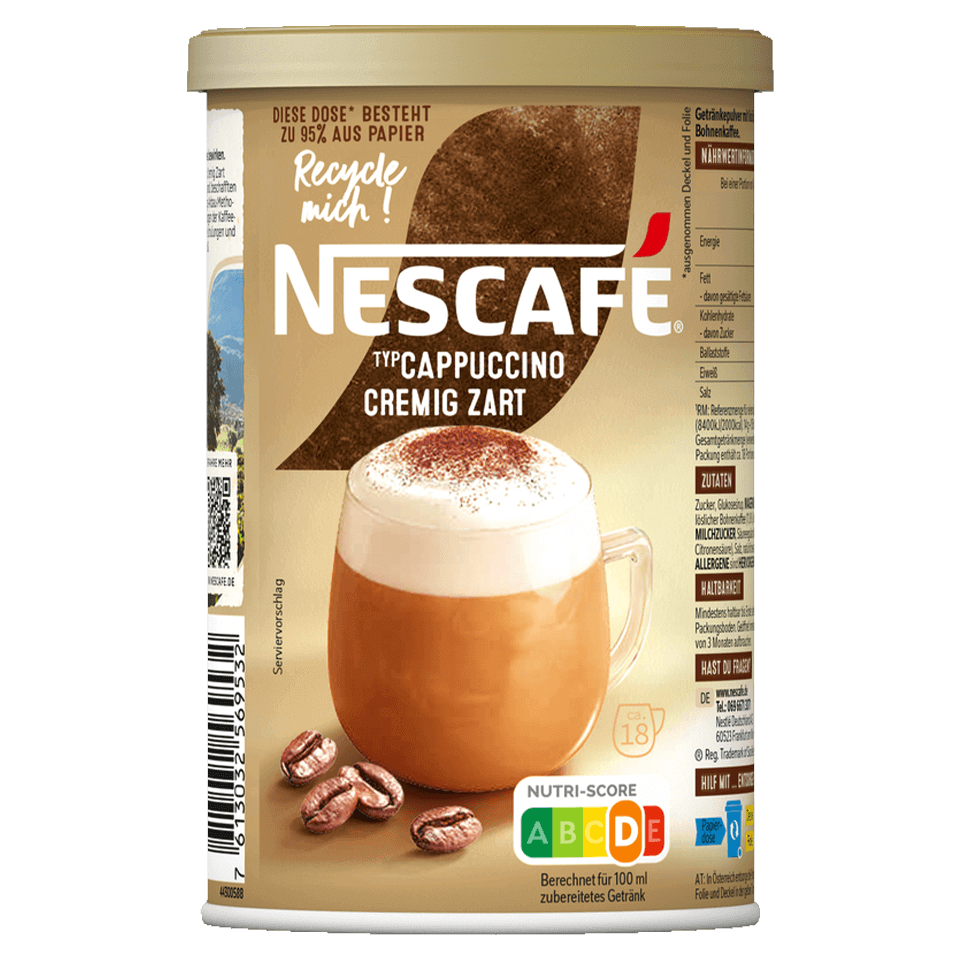 Cappuccino Cremig Zart