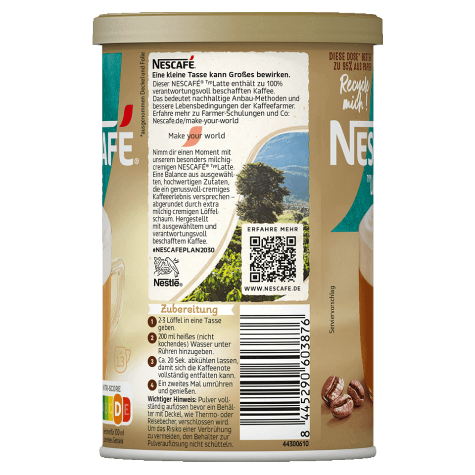 Nescafé Gold Latte Kaffee