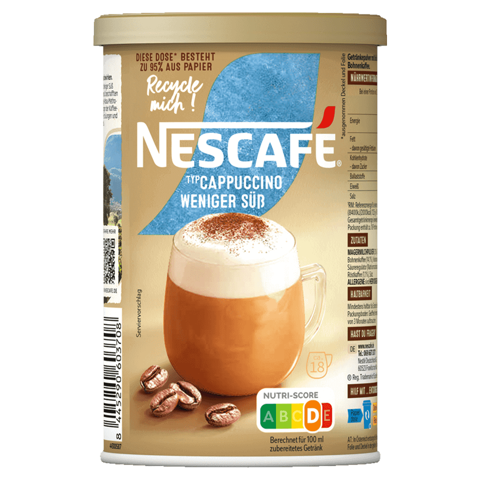 Сappuccino Weniger Süß Krug