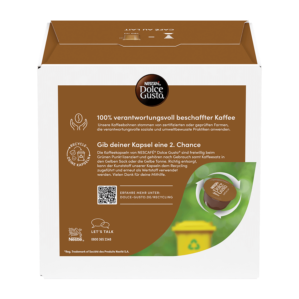 Dolce Gusto Café au Lait pods