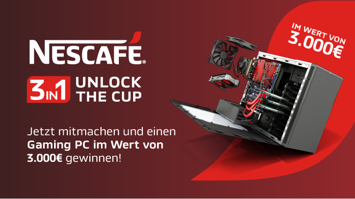 NESCAFÉ® 3 in 1 Unlock the Cup Gewinnspiel