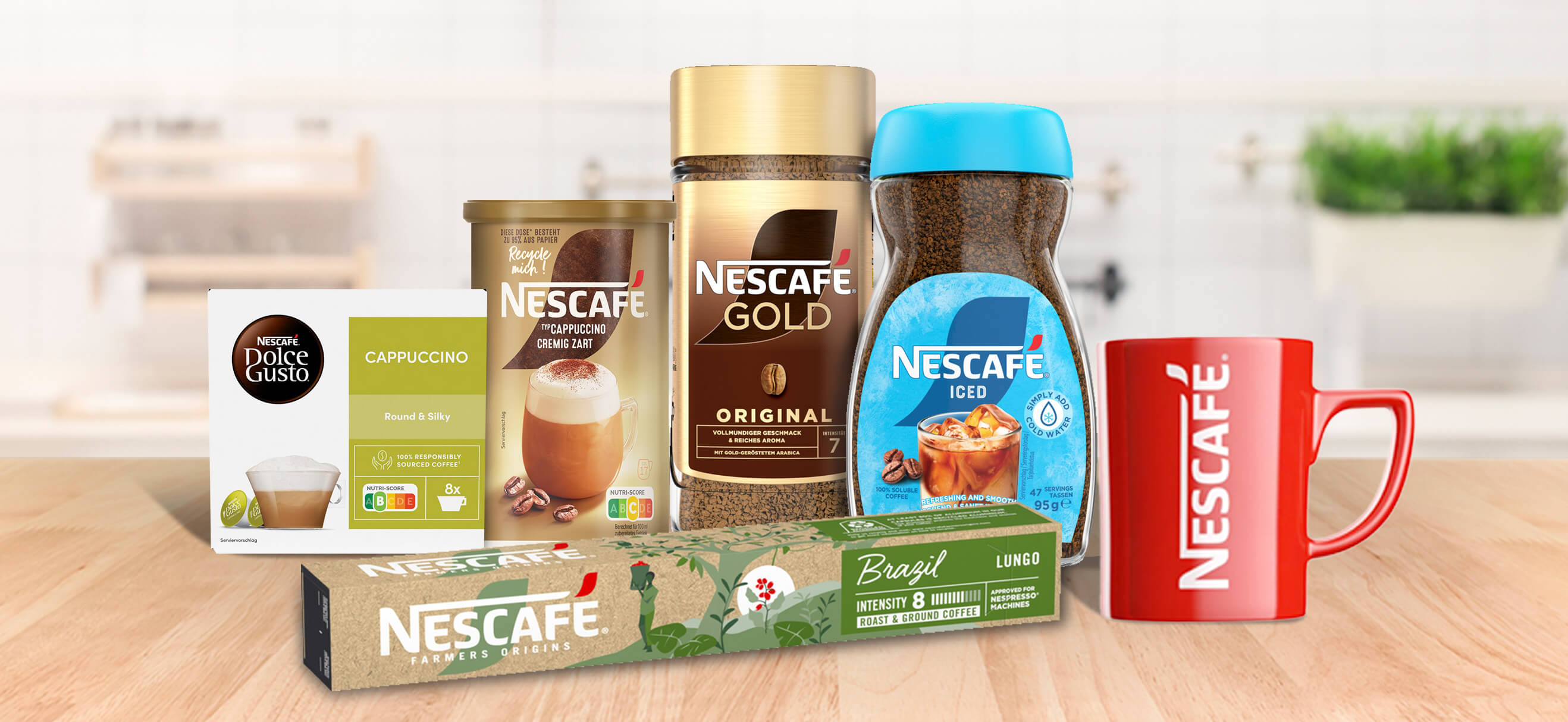 Nescafé Kaffeesortiment