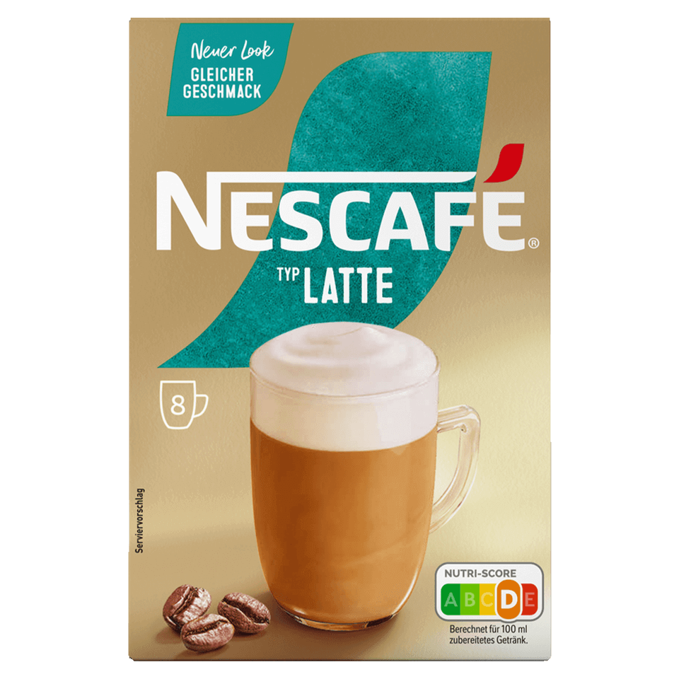 Nescafe Latte sachets 