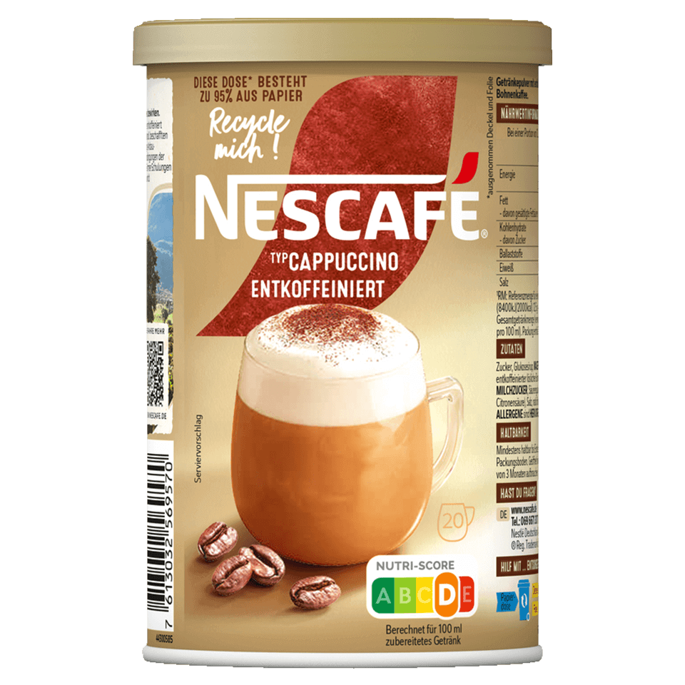 Cappuccino Entkoffeiniert Dose