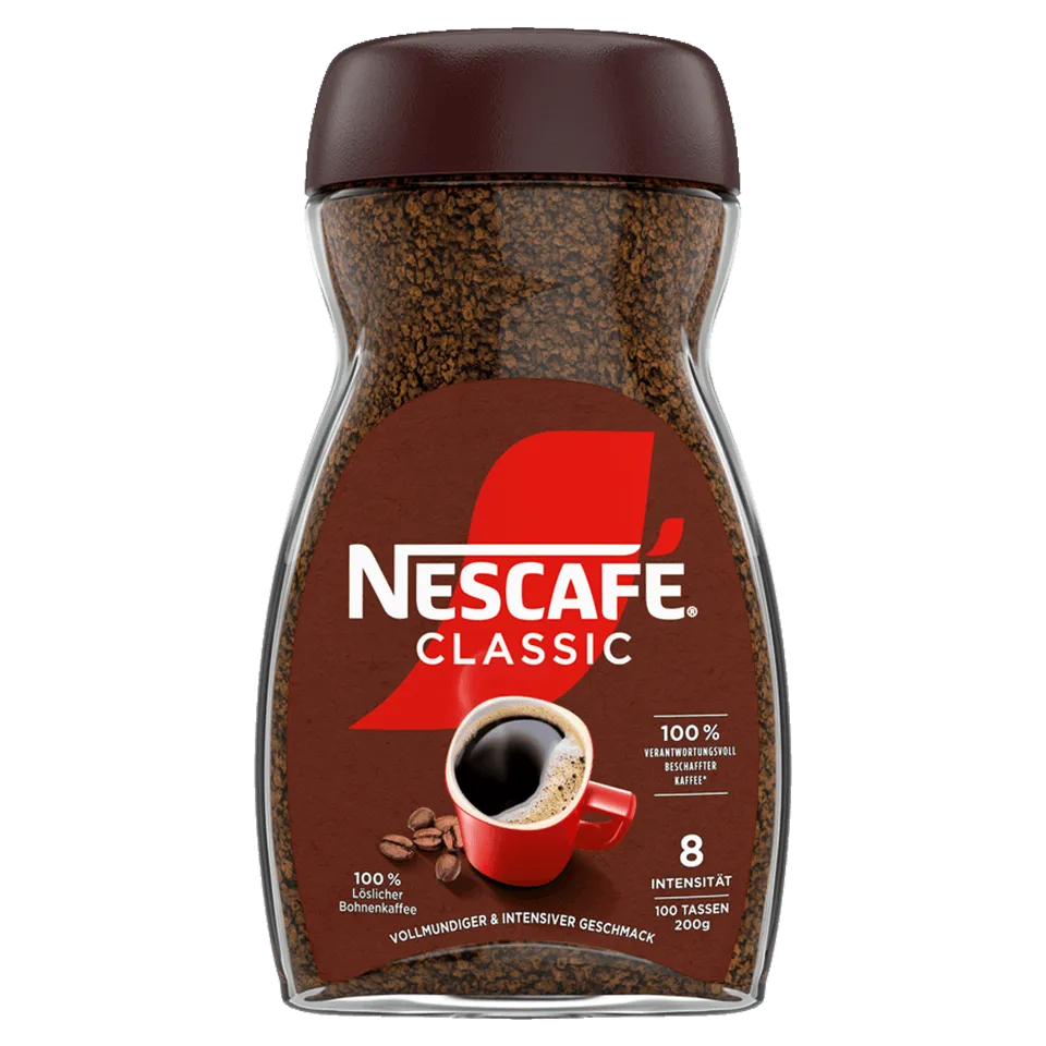 Nescafe Classic Glas Vorderseite