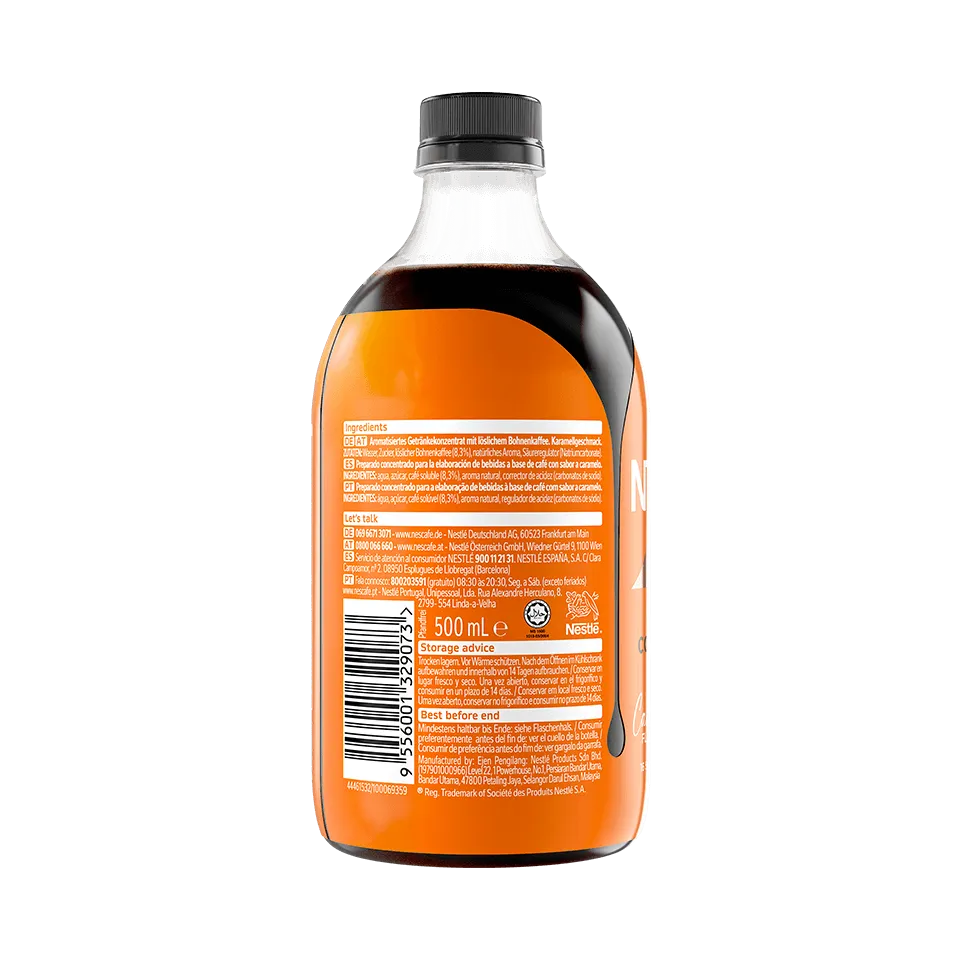 nescafe espresso concentrate caramel zurück