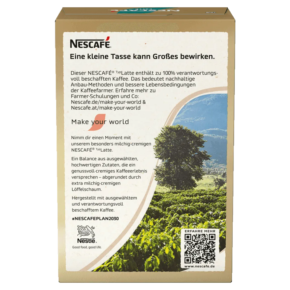 Nescafe Latte sachets 