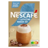 Nescafe Cappuccino Weniger Süß sticks Vorderseite